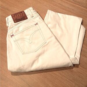White Denim Pants - Size 30